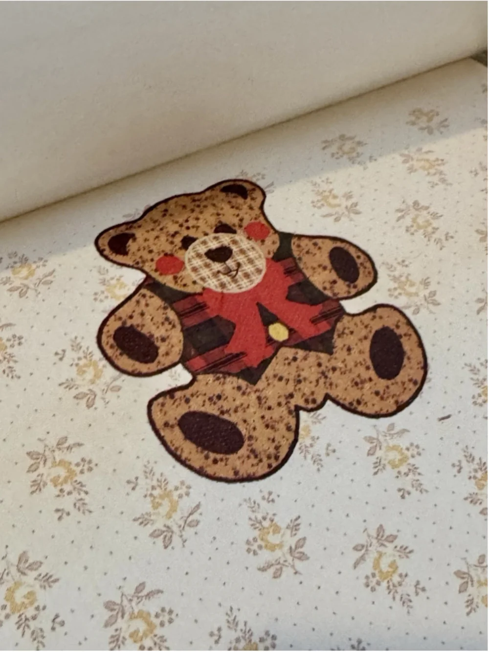 Vintage Country Sampler Montag Bear Stationery Set By Mead
